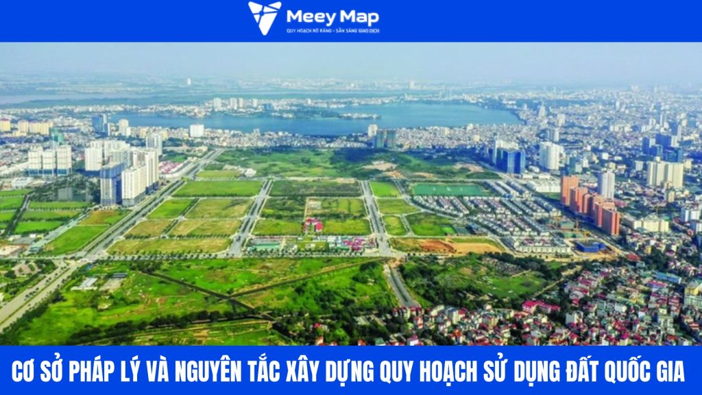 Thông tin tổng quan về quy hoạch sử dụng đất quốc gia 8 Quy hoạch sử dụng đất quốc gia được xây dựng dựa trên một hệ thống cơ sở pháp lý chặt chẽ, đảm bảo tính thống nhất trong quản lý tài nguyên đất trên phạm vi toàn quốc.