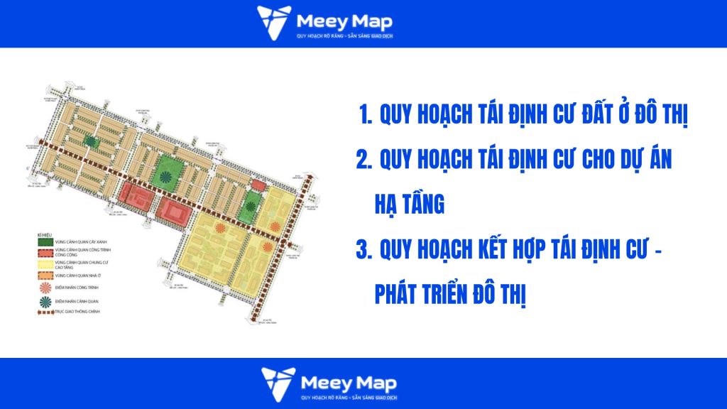 Các loại quy hoạch tái định cư phổ biến