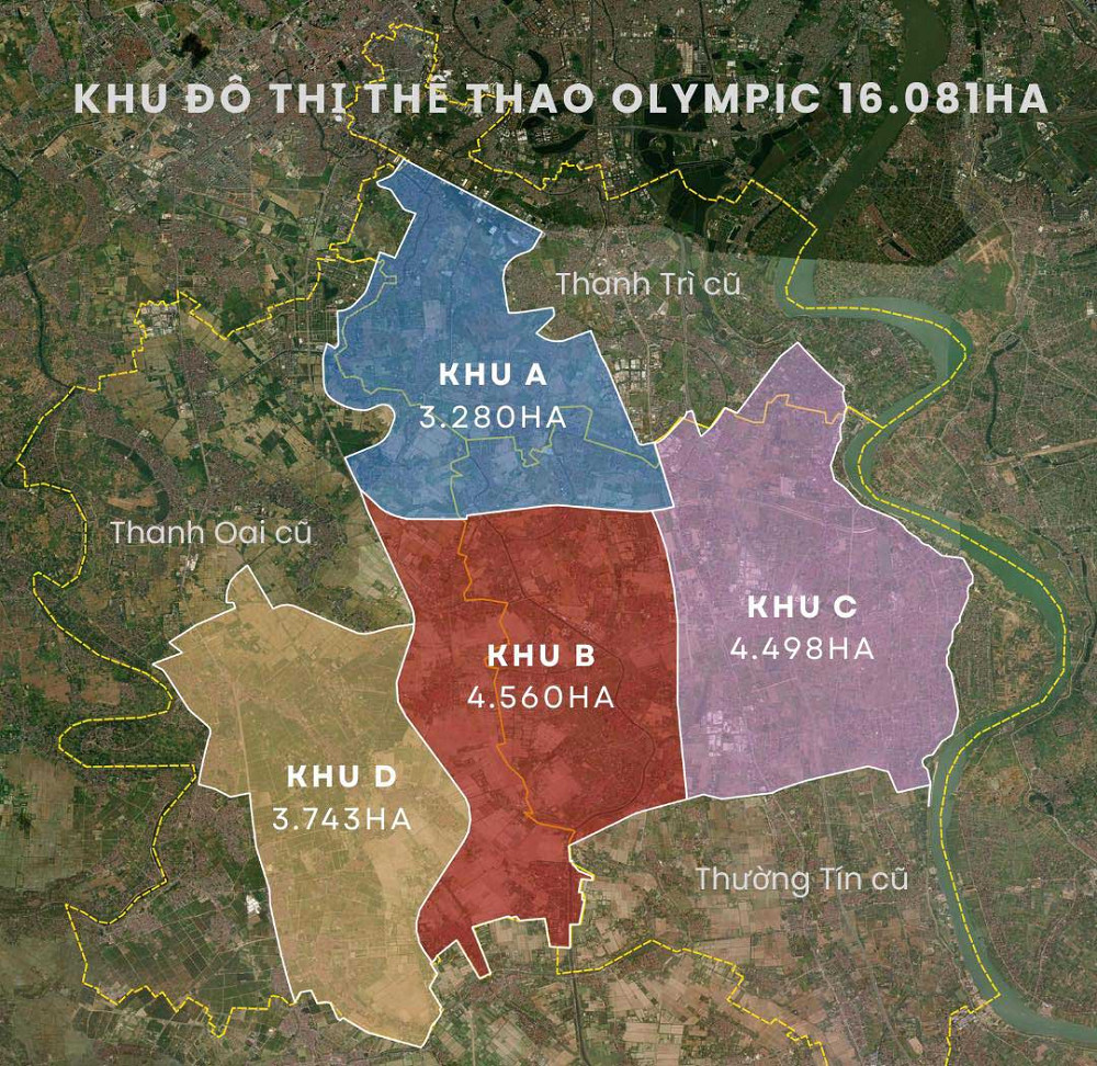 Vị trí Vin Olympic Hà Nội khu A Đầy Đủ Thông Tin