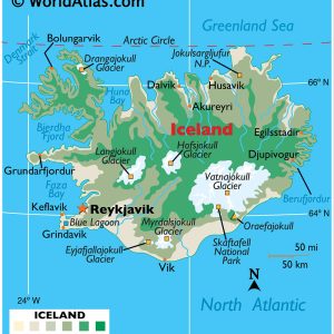 Bản đồ Iceland