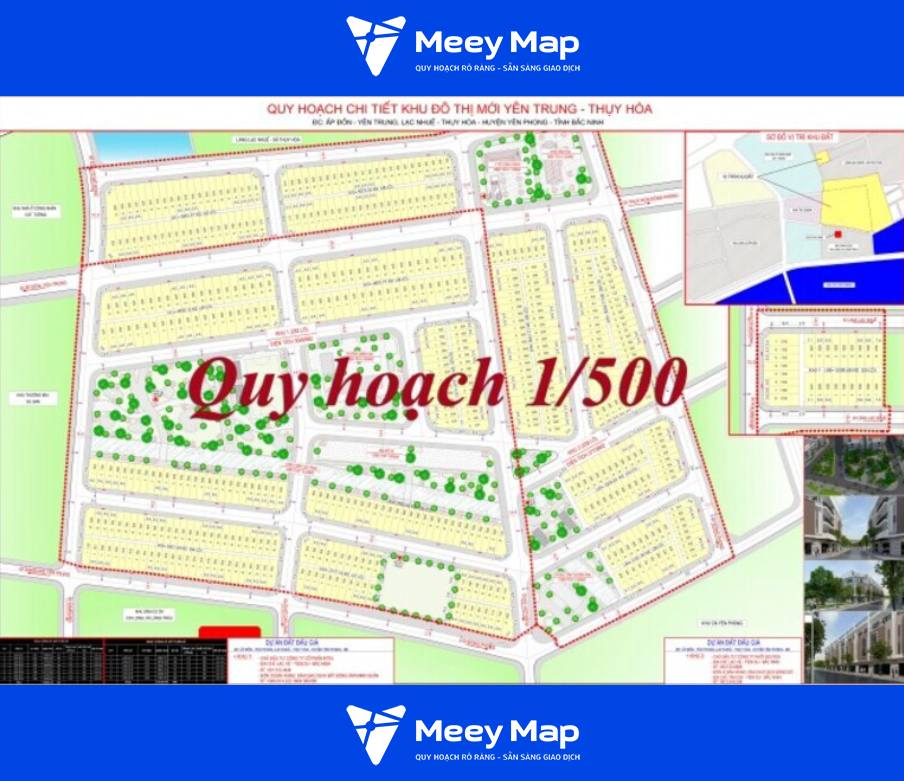 Bản đồ quy hoạch tỷ lệ 1/500