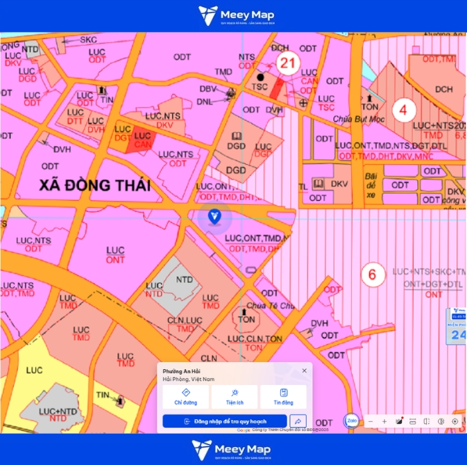 Bản đồ quy hoạch Hải Phòng | Bản đồ Sau Sáp Nhập 430 Quy hoạch Phường An Hải, Hải Phòng