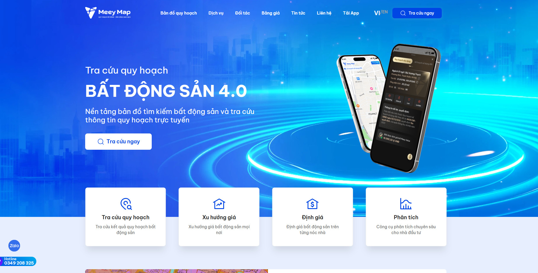 Trang chủ Bản đồ Tra cứu quy hoạch trực tuyến Meey Map