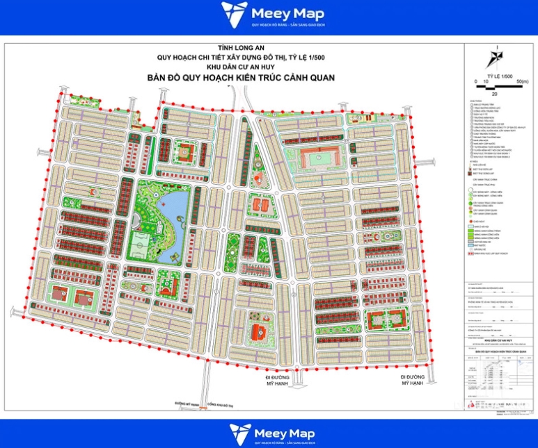 Bản đồ quy hoạch chi tiết 1/500