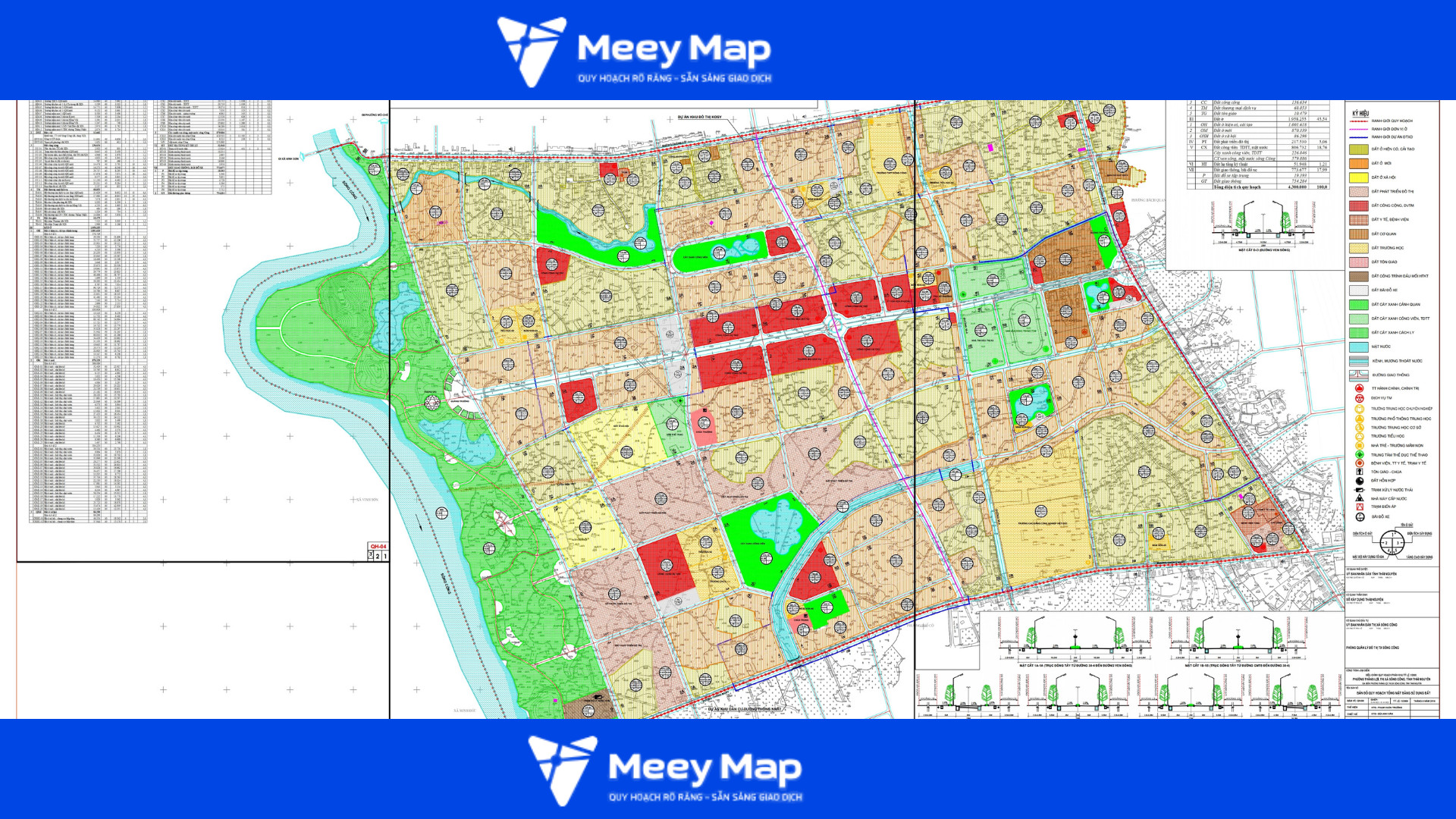 Bản đồ quy hoạch là bản vẽ thể hiện nội dung quy hoạch: phạm vi, ranh giới, chức năng sử dụng đất, hệ thống hạ tầng, mạng lưới giao thông và các khu chức năng theo từng cấp quy hoạch