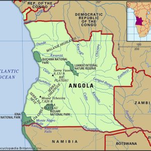 Bản đồ sông Angola