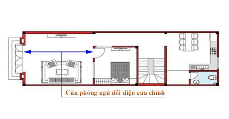 Cửa phòng ngủ đối diện cửa chính - Hậu Quả & Cách Hóa Giải Chuẩn Nhất 3 Cửa phòng ngủ đối diện cửa chính