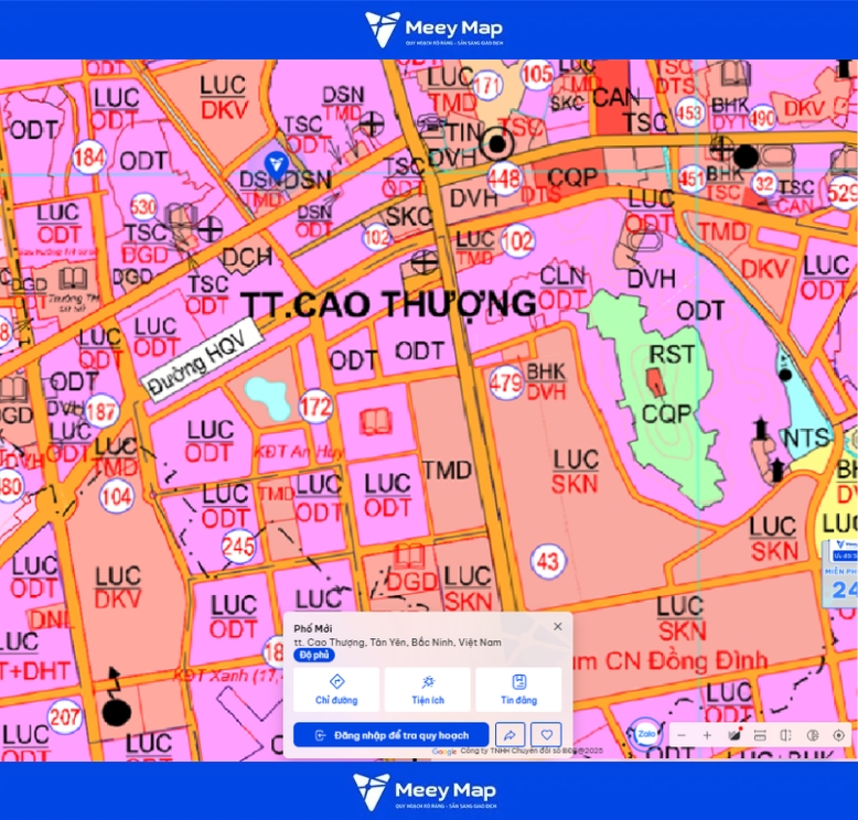 Bản đồ quy hoạch Bắc Ninh 2030: Toàn cảnh phát triển đến từng huyện 120 Bản đồ quy hoạch Phường Phố Mới, Bắc Ninh