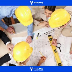 Kiến trúc sư và kỹ sư trắc địa sử dụng bản đồ địa chính