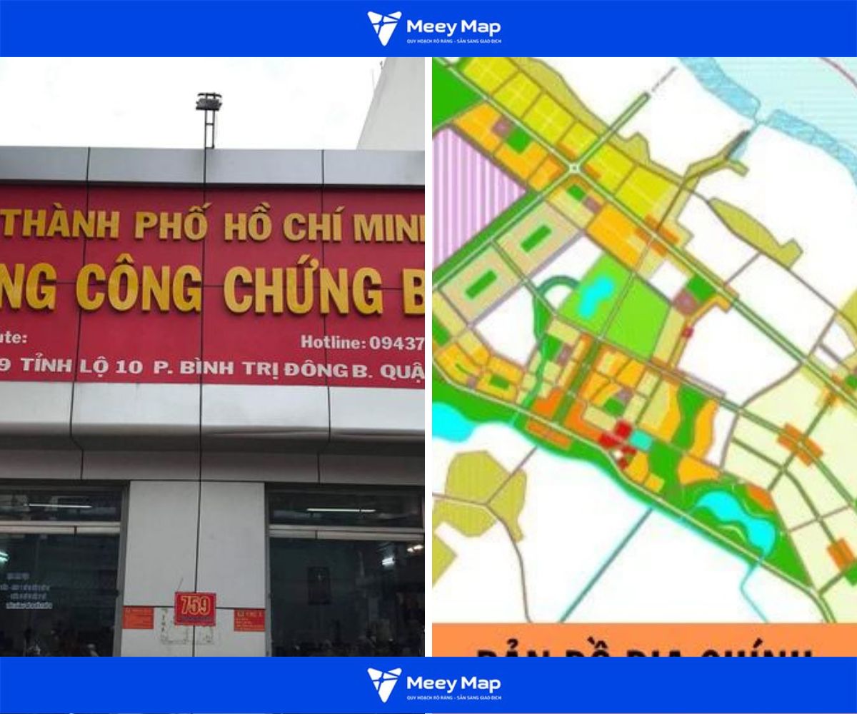 Văn phòng công chứng và bản đồ địa chính