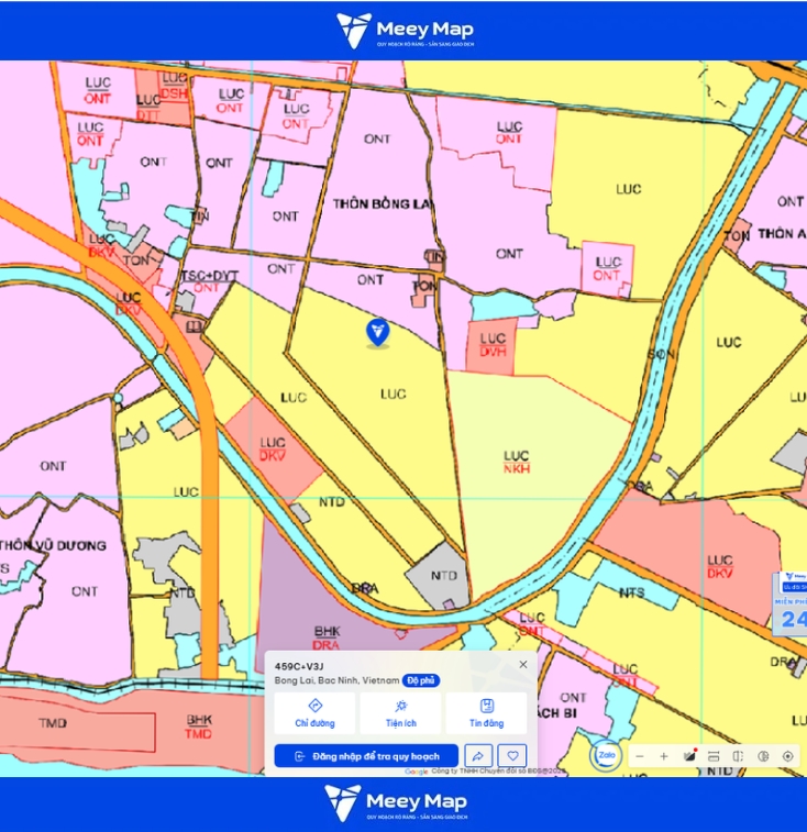 Bản đồ quy hoạch Bắc Ninh 2030: Toàn cảnh phát triển đến từng huyện 134 quy hoạch xã Xã Bồng Lai, Bắc Ninh