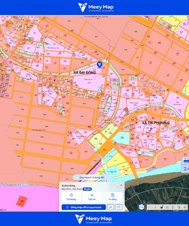 Bản đồ quy hoạch Bắc Ninh 2030: Toàn cảnh phát triển đến từng huyện 139 Bản đồ quy hoạch Xã Đại Đồng Thành, Bắc Ninh