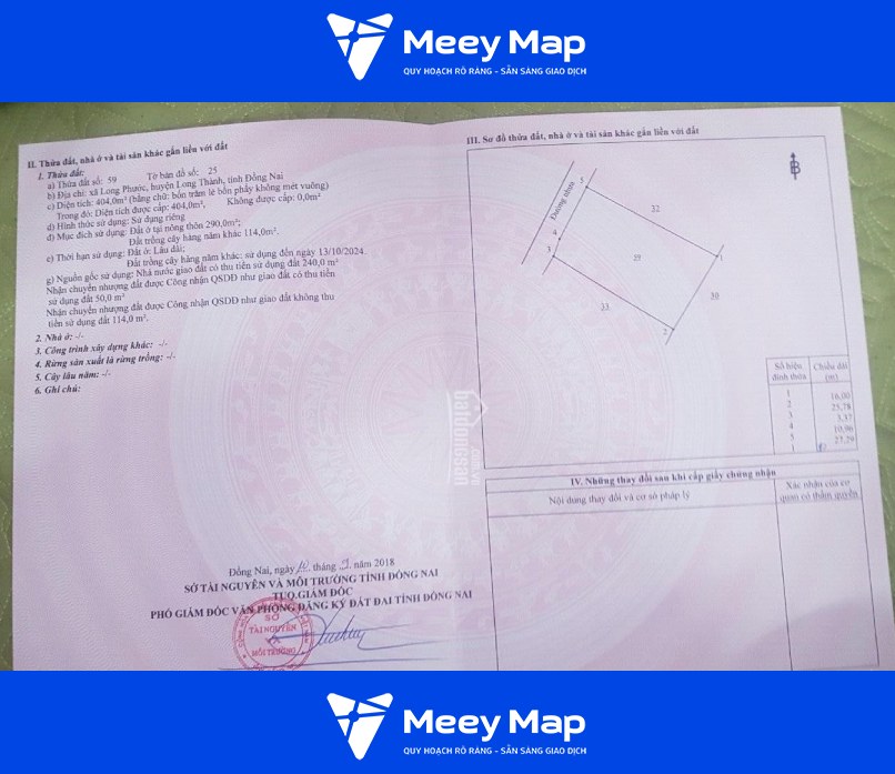 Số thửa đất và tờ bản đồ là gì?