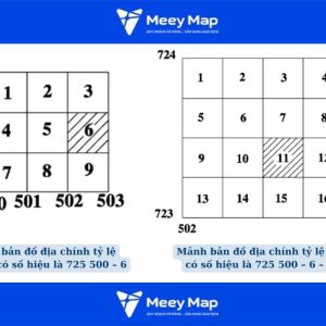 Cách đánh số tờ bản đồ trong hệ thống địa chính