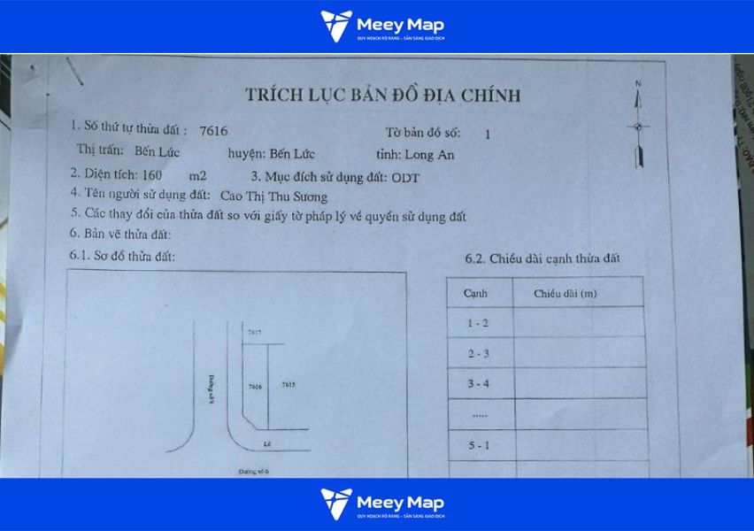 Hồ sơ địa chính ghi nhận đầy đủ thông tin về người sử dụng đất và chủ sở hữu tài sản gắn liền với đất.