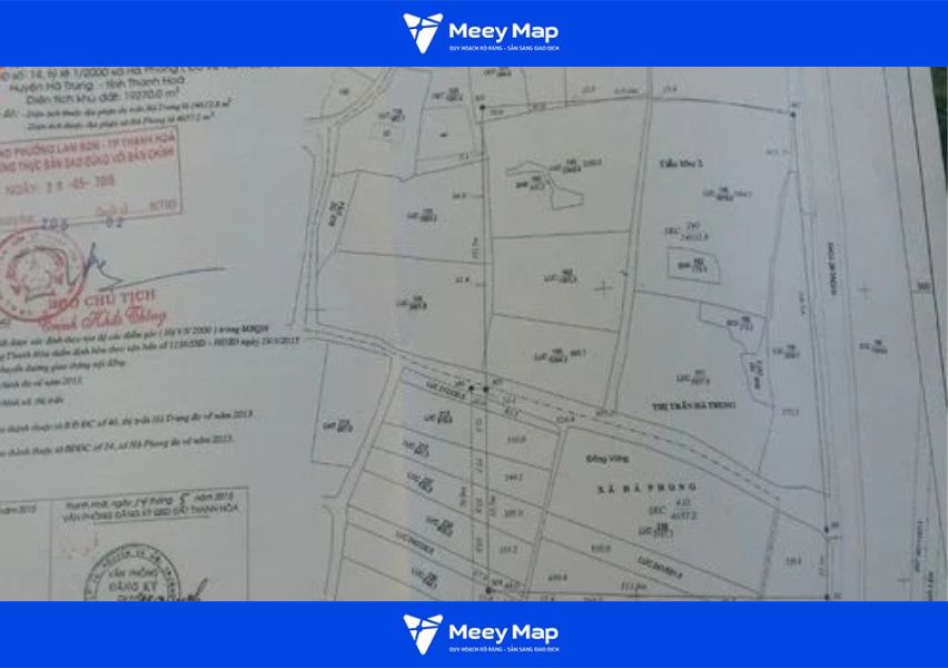 Thông tin về thửa đất là nhóm dữ liệu quan trọng nhất trong hồ sơ địa chính.