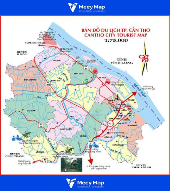 Bản Đồ Quy Hoạch Du Lịch Thành Phố Cần Thơ: Thủ Phủ Du Lịch Sông Nước Miệt Vườn Vùng ĐBSCL 3 Bản Đồ Quy Hoạch Du Lịch Thành Phố Cần Thơ