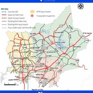Bản Đồ Quy Hoạch Giao Thông Tỉnh Bình Phước