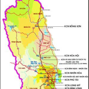 Bản Đồ Quy Hoạch Khu Công Nghiệp Tỉnh Bình Định