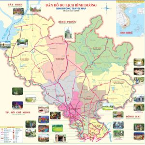 Bản Đồ Quy hoạch Du Lịch Bình Dương Mới Nhất