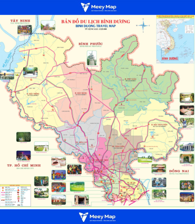 Bản Đồ Quy hoạch Du Lịch tỉnh Bình Dương Mới Nhất 2 Bản Đồ Quy hoạch Du Lịch Bình Dương Mới Nhất