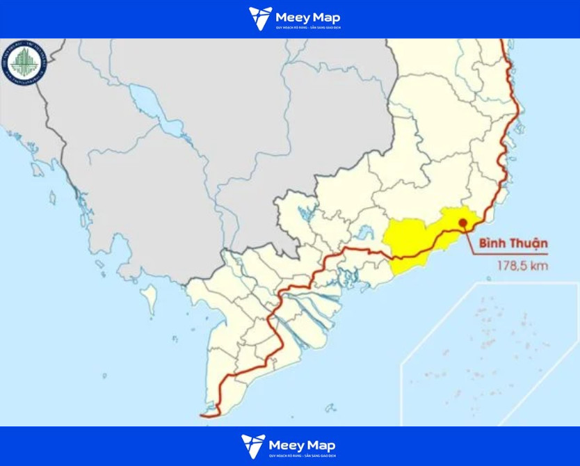 Quy Hoạch Giao Thông Bình Thuận 2026: Bản Đồ Cao Tốc, Quốc Lộ, Đường Ven Biển 8 Bản đồ quốc lộ 1 Bình Thuận