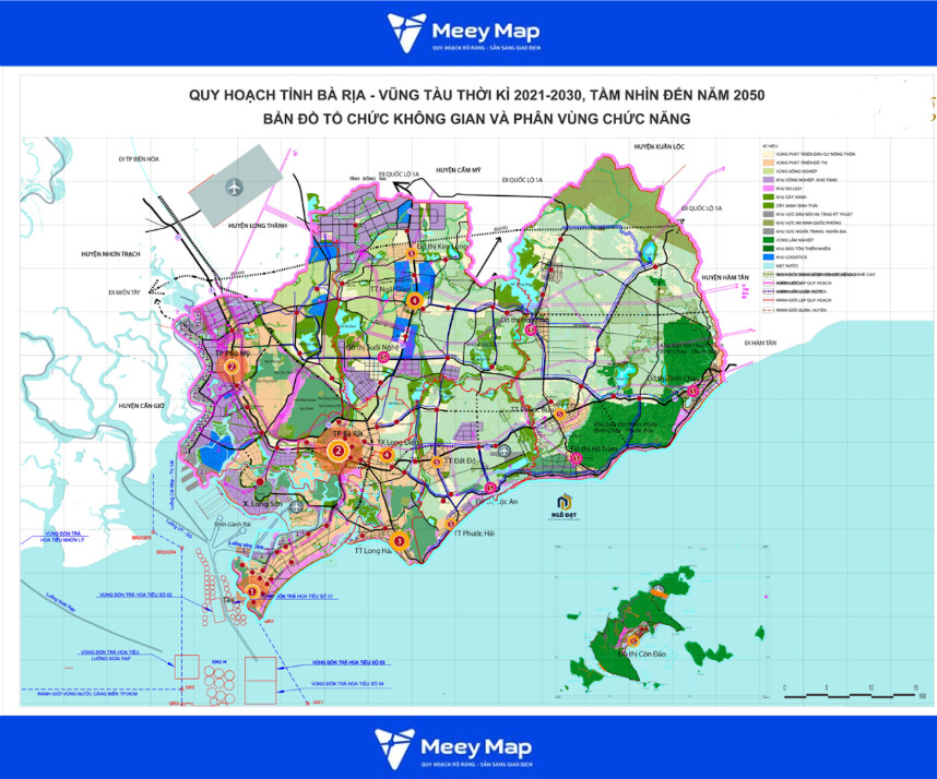 Bản đồ quy hoạch đô thị Bà Rịa - Vũng Tàu: Tra cứu quy hoạch đô thị đến năm 2030 3 Bản đồ quy hoạch đô thị Bà Rịa - Vũng Tàu 1