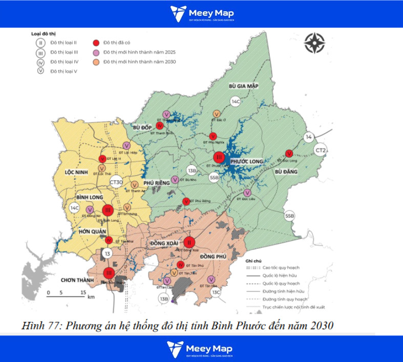 Bản đồ quy hoạch đô thị Bình Phước: Định hướng phát triển đến năm 2030, tầm nhìn 2050 14 Bản đồ quy hoạch đô thị Bình Phước