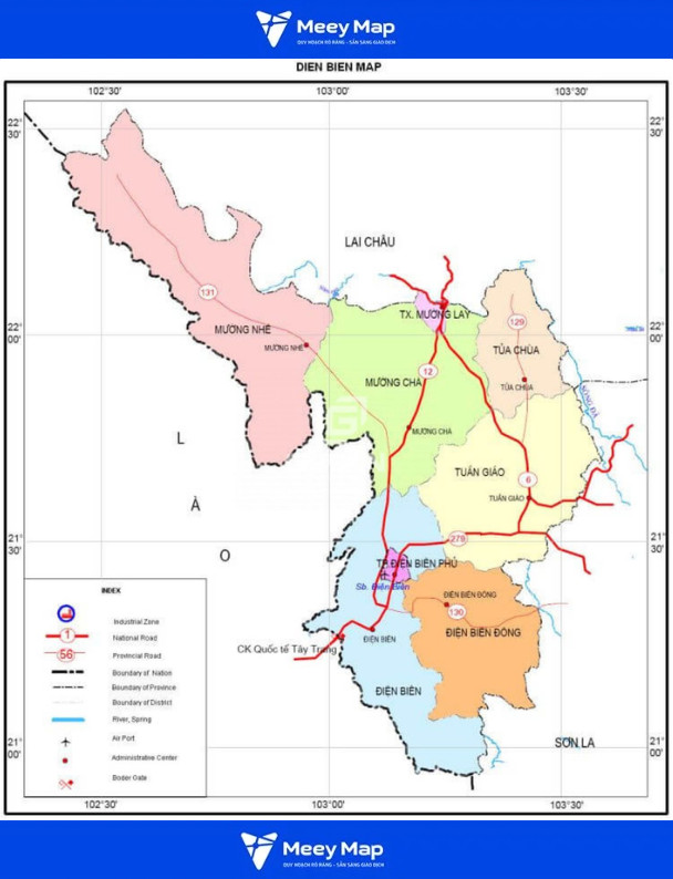 Bản Đồ Quy Hoạch Đô Thị Tỉnh Điện Biên: Phát Triển Đô Thị Vùng Cao Xanh, Bền Vững Đến 2030 4 Hệ Thống Đô Thị Tỉnh Điện Biên