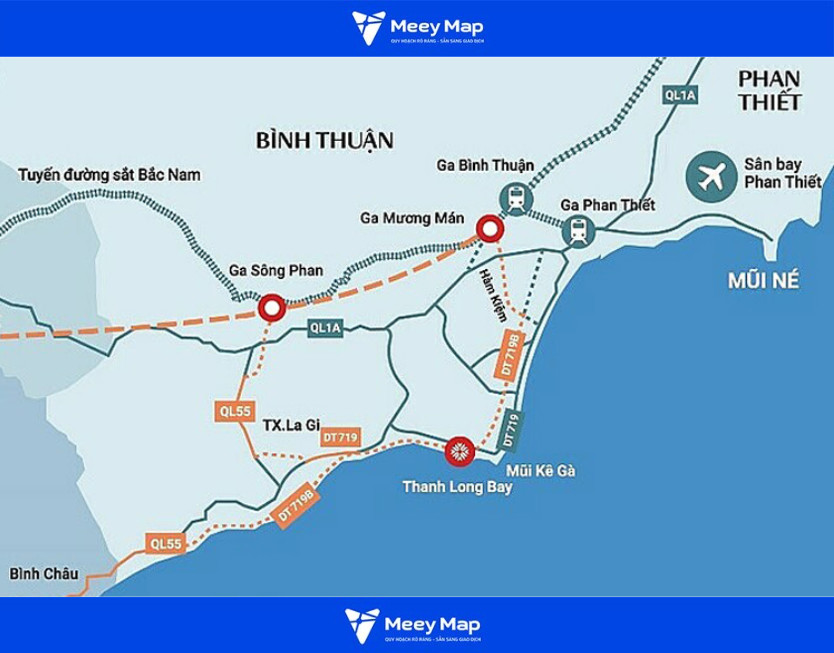 Quy Hoạch Giao Thông Bình Thuận 2026: Bản Đồ Cao Tốc, Quốc Lộ, Đường Ven Biển 10 Bản đồ Hệ thống đường ven biển Bình Thuận
