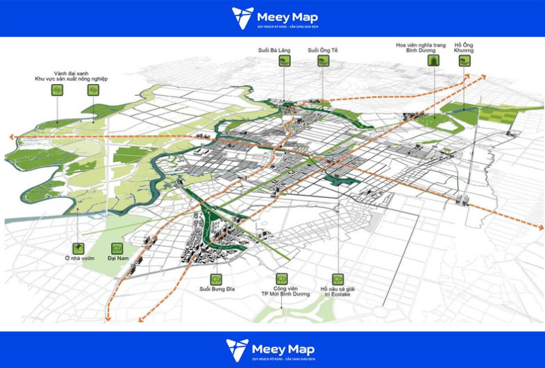Quy hoạch đô thị Bình Dương: Định hướng phát triển đến năm 2030, tầm nhìn 2050 16 Quy hoạch đô thị Bến Cát