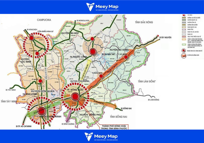Bản đồ quy hoạch đô thị Bình Phước: Định hướng phát triển đến năm 2030, tầm nhìn 2050 22 Quy hoạch đô thị Bù Đốp