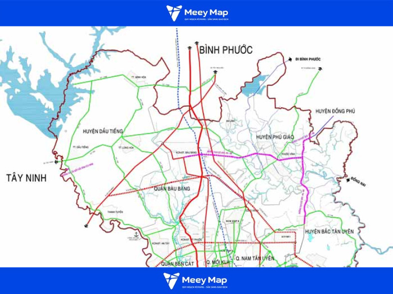 Quy hoạch Giao Thông Bình Dương: Bản đồ và các tuyến đường trọng điểm đến năm 2030 20 Quy hoạch giao thông Bàu Bàng