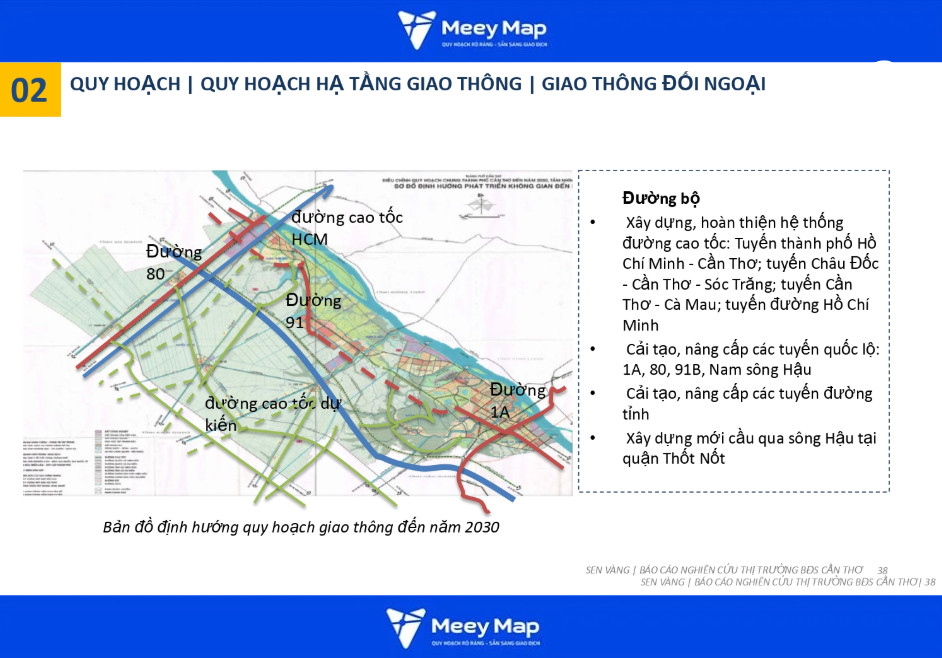 Bản Đồ Quy Hoạch Giao Thông Tỉnh Cần Thơ Đến 2030 8 Quy hoạch giao thông đường bộ Tỉnh Cần Thơ