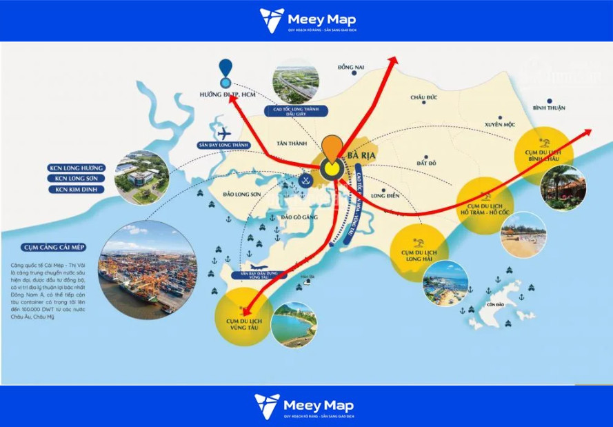 Quy Hoạch Giao Thông Bà Rịa - Vũng Tàu: Bản đồ và các tuyến đường trọng điểm 12 Quy hoạch giao thông kết nối cụm cảng Cái Mép - Thị Vải