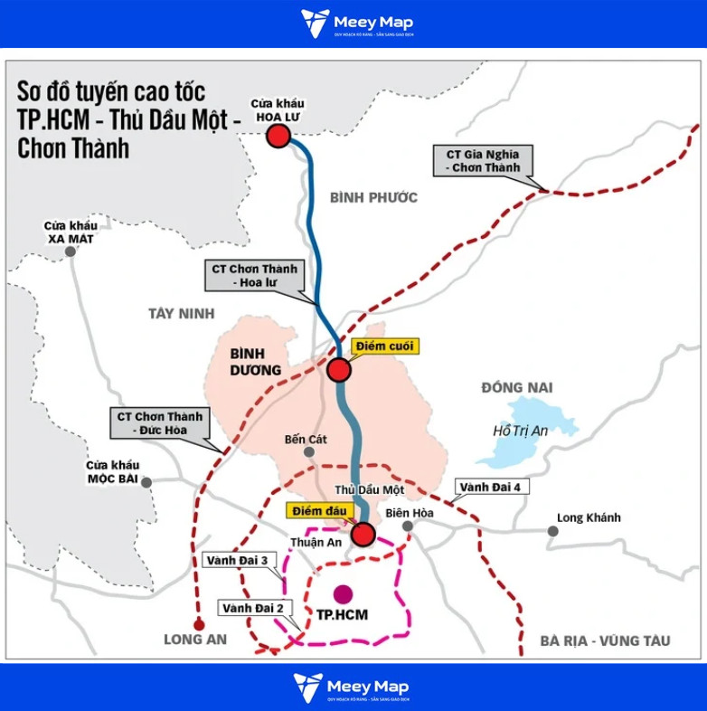 Quy hoạch Giao Thông Bình Dương: Bản đồ và các tuyến đường trọng điểm đến năm 2030 17 Quy hoạch giao thông khu vực Thủ Dầu Một
