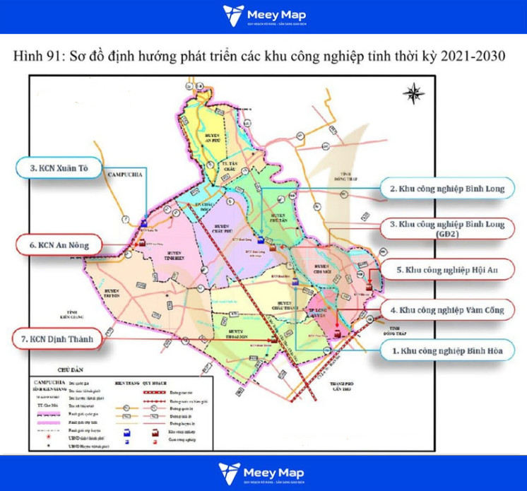 Quy hoạch khu công nghiệp tỉnh An Giang: Danh sách, định hướng phát triển đến năm 2030 3 Tổng quan quy hoạch khu công nghiệp tỉnh An Giang