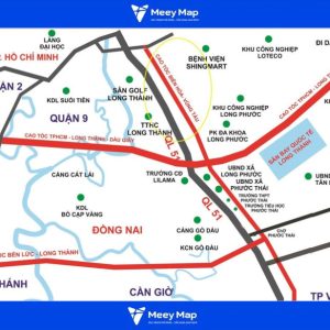 Bản đồ Biên Hòa & Long Thành