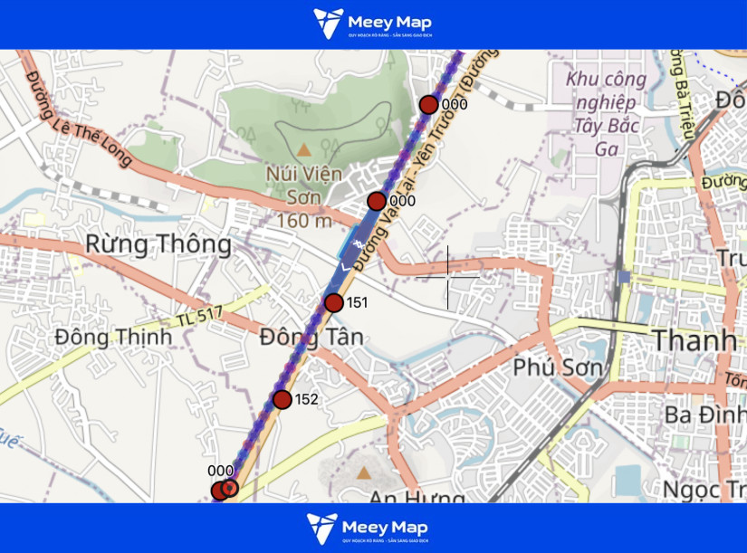 Bản đồ Quy hoạch Giao thông Tỉnh Thanh Hóa 8 Bản đồ Cao tốc Bắc – Nam phía Đông