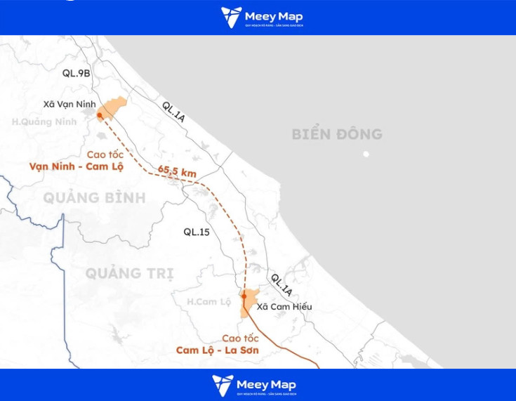 Bản đồ Quy hoạch Giao thông Tỉnh Thừa Thiên Huế 5 Bản đồ Cao tốc Cam Lộ – La Sơn
