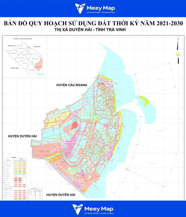 Bản đồ Quy hoạch Đô thị Tỉnh Trà Vinh 10 Bản đồ Đô thị Duyên Hải