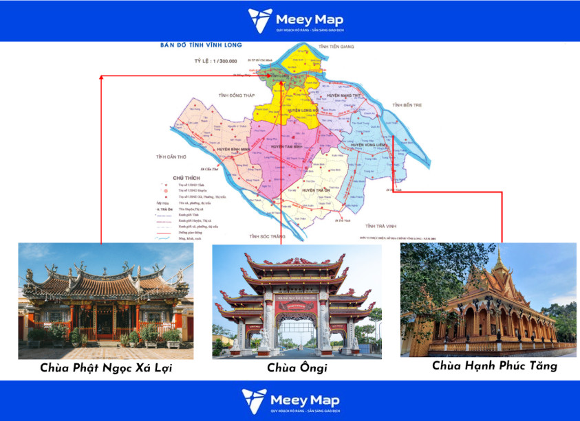 Bản đồ Quy hoạch Du lịch Tỉnh Vĩnh Long 7 Bản đồ Du lịch Cù Lao Dài