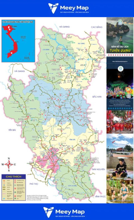 Bản đồ Quy hoạch Giao thông Tỉnh Tuyên Quang 11 Bản đồ Hành lang Tuyên Quang – Hàm Yên