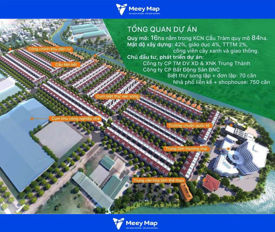 Bản đồ Quy hoạch Khu công nghiệp Tỉnh Trà Vinh 10 Bản đồ KCN Cầu Quan
