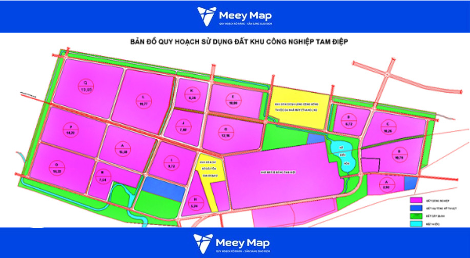 Bản đồ Quy hoạch Khu công nghiệp Tỉnh Ninh Bình: Tra cứu & Định Hướng Mới Nhất 21 Bản đồ KCN Tam Điệp I