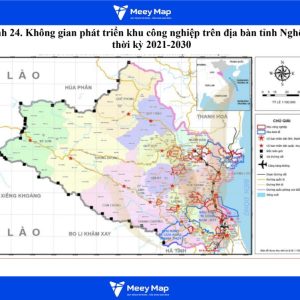 Bản đồ KCN tỉnh Nghệ An