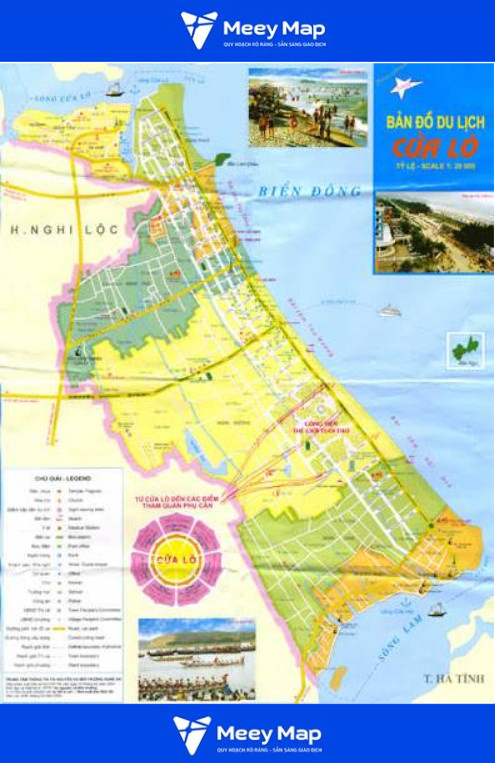 Bản đồ Quy hoạch Du lịch Tỉnh Nghệ An: Định Hướng 2021–2030, Tầm Nhìn Đến 2050 6 Bản đồ Không gian du lịch Vinh – Cửa Lò và Vùng ven biển