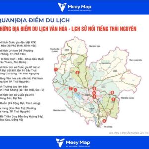 Bản đồ Quy hoạch Du lịch Tỉnh Thái Nguyên