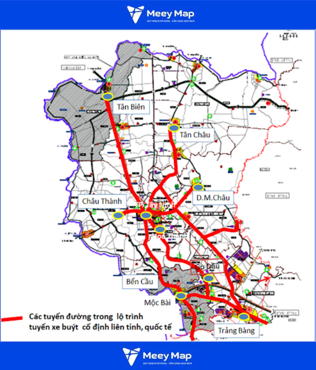 Bản đồ Quy hoạch Giao thông Tỉnh Tây Ninh 9 Bản đồ Quy hoạch Giao thông Tỉnh Tây Ninh