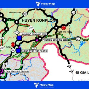 Bản đồ Quy hoạch Khu công nghiệp Tỉnh Kon Tum